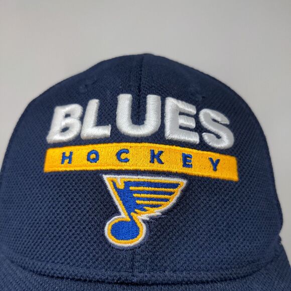 Adidas Men's NHL St. Louis Blues Hockey Hat Blue Size S/M Embroidered - Picture 4 of 13